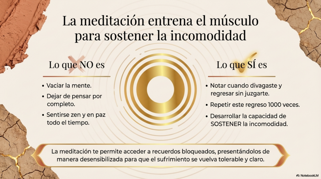 Cómo Curar Heridas Emocionales: Guía Completa Meditación + Sombra La meditación entrena